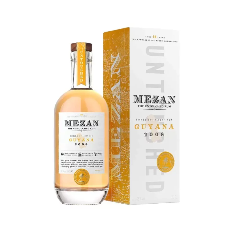  Rhums Vieux MEZAN Guyana 12 Ans 2008 46%