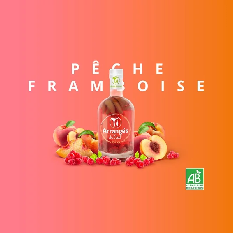  Rhum Arrangé Rhum Arrangé CED - BIO Pêche Framboise 21%