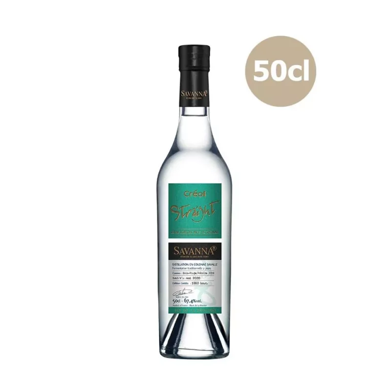  Rhums Blancs SAVANNA Créol Straight 67,4%