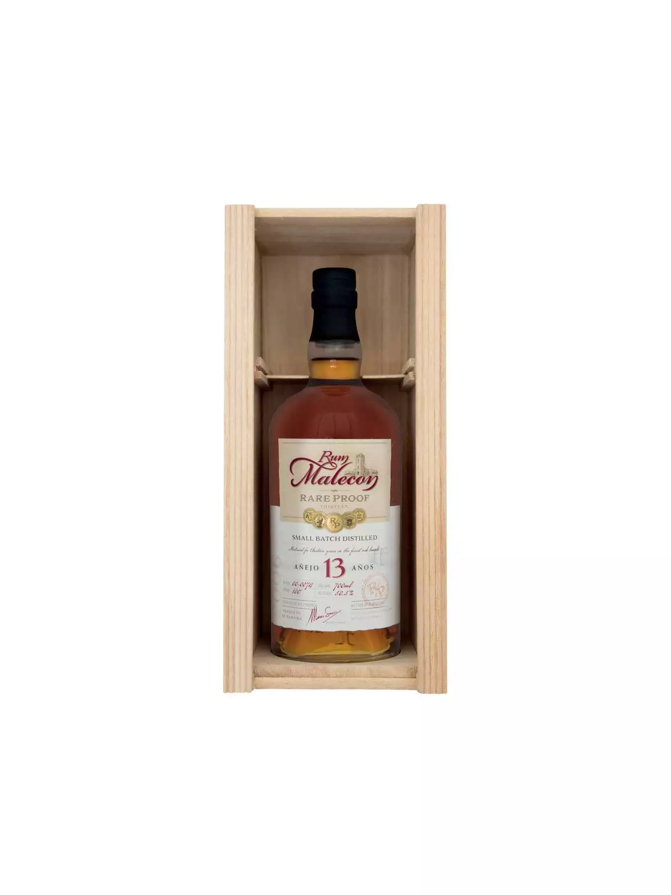 MALECON 13 Ans Coffret Bois 50,5% MALECON 13 Ans Coffret Bois 50,5%