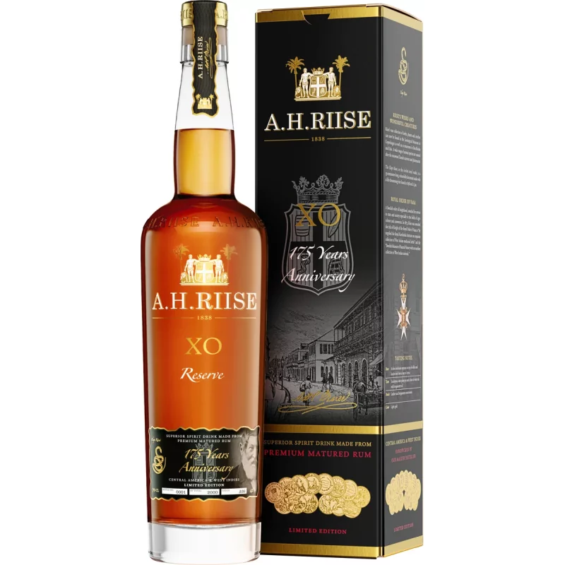  Rhums Vieux A.H. Riise XO 175th Anniversary 42%