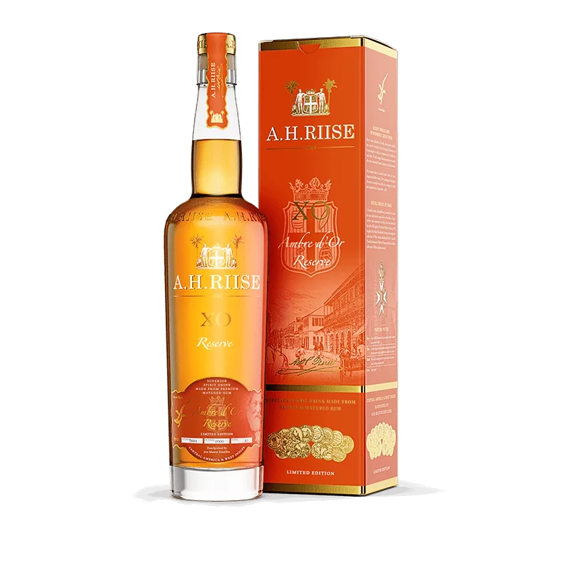  Rhums Vieux A.H. Riise XO Ambre d'Or 42%